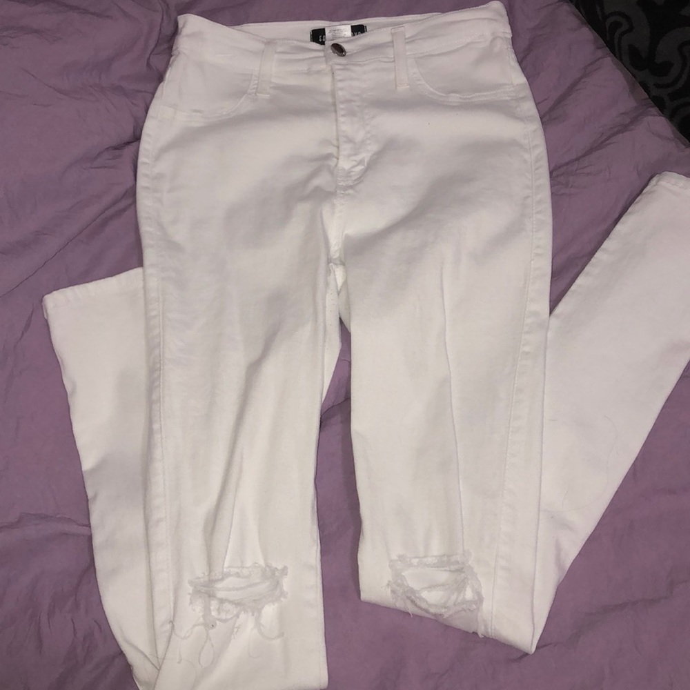 White jeans